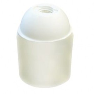 RP Lamp holder E27 Plastic White M10X1 Plugs 